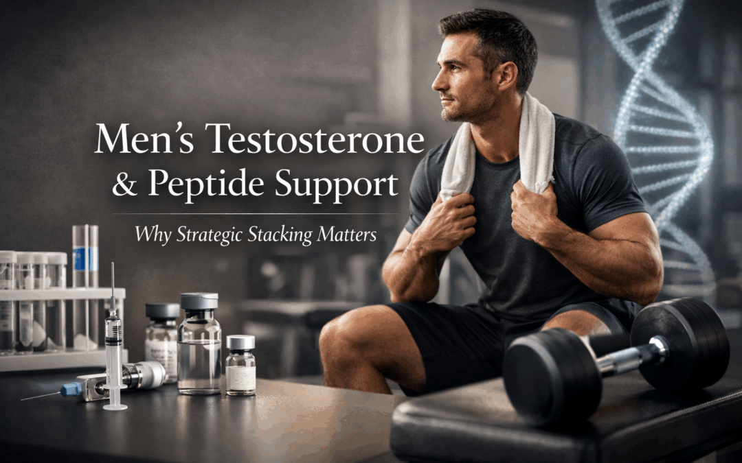 Men’s Testosterone & Peptide Support: Why Strategic Stacking Matters