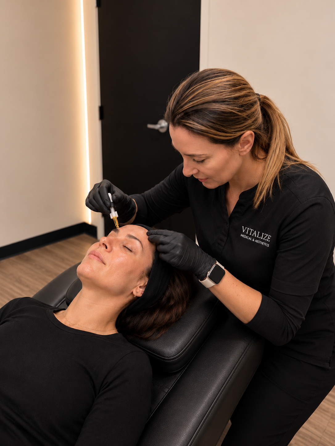 PRP facial treatments at Vitalize Medical and Aesthetics